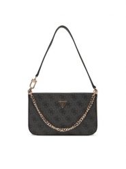 Guess Torebka Noelle II Mini HWBG96 72720 Szary. Szare torebki do ręki damskie Guess, z aplikacjami, ze skóry, bez dodatków. Za 389.99 zł.