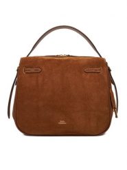 Polo Ralph Lauren Torebka 428962627001 Brązowy. Brązowe torebki do ręki damskie Polo Ralph Lauren, bez wzorów, ze skóry, bez dodatków. Za 3,059.00 zł.