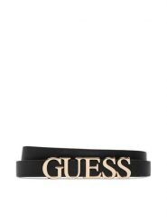 Guess Pasek BW9257 P5320 Czarny. Czarne paski damskie Guess, z aplikacjami, ze skóry. Za 137.99 zł.