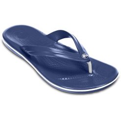 Japonki unisex Crocs Crocband Flip. Niebieskie klapki męskie Crocs, z materiału. Za 179.00 zł.