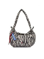 Tommy Jeans Torebka Tjw Icon Charms Zebra Shlder Bag AW0AW18882 Biały. Białe torebki do ręki damskie Tommy Jeans, bez wzorów, z jeansu, bez dodatków. Za 369.99 zł.