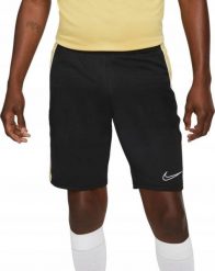 Nike Football Spodenki męskie Nike NK Dry Academy M18 Short KZ FPJB czarno-żółte CZ0977 011 XL. Czarne krótkie spodenki sportowe męskie Nike Football, m, bez wzorów, do piłki nożnej. Za 128.33 zł.