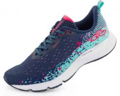 Damskie buty sportowe Olympikus Swift granatowe. Czerwone obuwie sportowe damskie OLYMPIKUS, bez wzorów, z dzianiny, do biegania. Za 289.99 zł.
