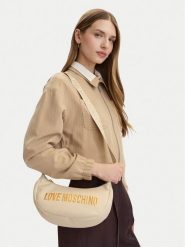 LOVE MOSCHINO Torebka JC4245PP0OKD0110 Beżowy. Brązowe torebki do ręki damskie Love Moschino, bez wzorów, ze skóry, bez dodatków. Za 487.99 zł.