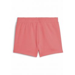 Damskie szorty z małym logo No. 1 ESS 4'' PUMA Peach Frost Red. Czerwone obuwie sportowe damskie Puma, l, bez wzorów, eleganckie, na fitness i siłownię. W wyprzedaży za 94.00 zł.