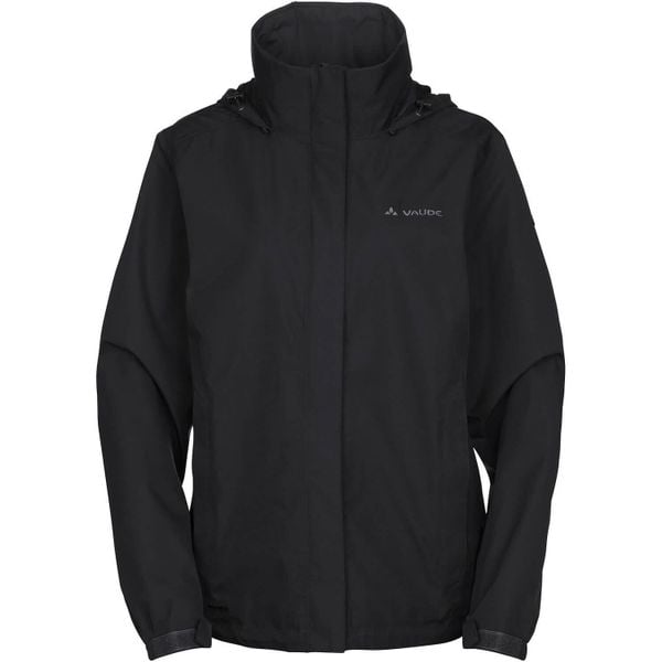 Damska kurtka wodoodporna VAUDE Escape Light. Czarne kurtki damskie Vaude, s, bez wzorów, z materiału, bez kaptura. Za 489.00 zł.