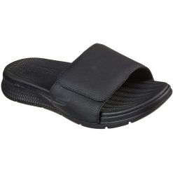 Klapki męskie Skechers GO Consistent 229033BBK. Czarne klapki męskie Skechers, z materiału. Za 290.00 zł.