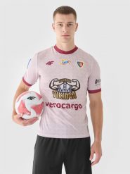 4F Koszulka klubowa wyjazdowa z sezonu 2024/25 męska 4F x Piast Gliwice - multikolor L. Brązowe t-shirty męskie 4f, na lato, l, bez wzorów, z dzianiny, klasyczne, bez kołnierzyka. Za 259.99 zł.