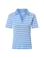 Brookshire koszulka polo Kobiety Bawełna niebieski, XXXL. Niebieskie koszulki sportowe damskie brookshire, bez wzorów, z bawełny, bez kołnierzyka, bez ramiączek. Za 79.95 zł.