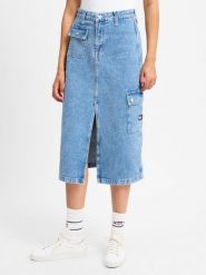 Tommy Jeans Dżinsowa spódnica - Claire Kobiety Bawełna niebieski, 27. Niebieskie spódnice damskie Tommy Jeans, bez wzorów, z bawełny. Za 299.95 zł.