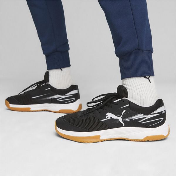 Buty Puma Varion II Black-Cool Light Gray-Yel (10734101). Czarne buty sportowe męskie Puma, bez zapięcia. W wyprzedaży za 219.00 zł.