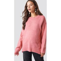 Trendyol Sweter Bike Collar - Pink. Różowe swetry damskie Trendyol, z materiału, z okrągłym kołnierzem. Za 80.95 zł.