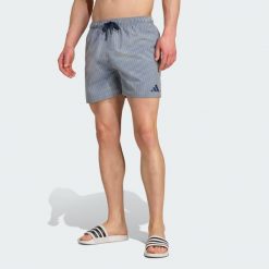 Szorty do pływania Seersucker Stripy 5-Inch. Białe szorty męskie Adidas, na lato, xl, bez wzorów, z materiału, klasyczne. Za 198.40 zł.