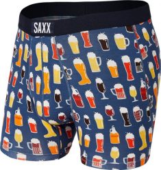 SAXX Bokserki męskie SAXX VIBE BOXER BRIEF DK DENIM PITCHER PERFECT M. Bokserki męskie Saxx, m, bez wzorów, z denimu. Za 113.14 zł.