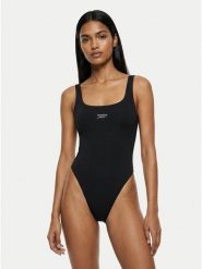 Tommy Jeans Body DW0DW22311 Czarny Slim Fit. Czarne bluzki damskie Tommy Jeans, xl, bez wzorów, z jeansu, bez kołnierzyka, bez ramiączek. Za 249.99 zł.