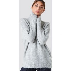 NA-KD Sweter oversize z golfem - Grey. Swetry damskie marki NA-KD. Za 202.95 zł.