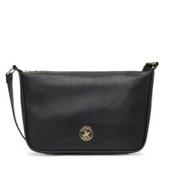 Torebka Beverly Hills Polo Club. Czarne listonoszki damskie Beverly Hills Polo Club, bez wzorów, bez dodatków. Za 159.99 zł.