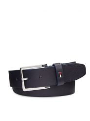 Tommy Hilfiger Pasek Męski Oliver 3.5 Ext AM0AM11461 Granatowy. Niebieskie paski damskie Tommy Hilfiger, bez wzorów, ze skóry. Za 139.99 zł.