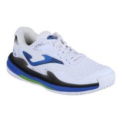 Buty do tenisa męskie Joma Ace 2402 Allcourt. Białe buty sportowe męskie Joma, z materiału, bez zapięcia, tenisowe. Za 613.00 zł.