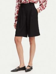 ACCESS FASHION Bermudy 63-5115-183 Czarny Relaxed Fit. Czarne szorty damskie ACCESS FASHION, m, bez wzorów, z materiału. Za 409.99 zł.