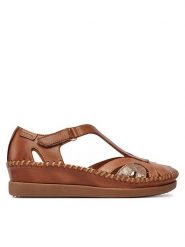 Pikolinos Sandały Cadaques W8K-1569C4 Brązowy. Brązowe sandały damskie Pikolinos, bez wzorów, ze skóry, bez obcasa, na płaskiej podeszwie, bez zapięcia. Za 289.99 zł.