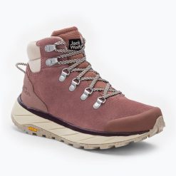 Buty damskie Jack Wolfskin Terraventure Urban Mid. Czerwone obuwie sportowe damskie Jack Wolfskin, bez wzorów, trekkingowe. Za 379.99 zł.