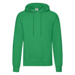 Męska Klasyczna Bluza Z Kapturem. Zielone bluzy męskie Fruit of the Loom, m, bez wzorów, z kapturem. Za 81.99 zł.