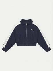 Gap Bluza 745912-00 Granatowy Relaxed Fit. Niebieskie bluzy dla dziewczynek GAP, bez wzorów, z bawełny, bez ramiączek, bez kaptura. Za 129.99 zł.