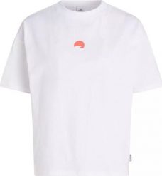 Koszulka sportowa damska O'neill WOW T-SHIRT. Białe koszulki sportowe damskie O'Neill, l, bez wzorów, z bawełny, bez kołnierzyka, bez ramiączek. Za 173.50 zł.