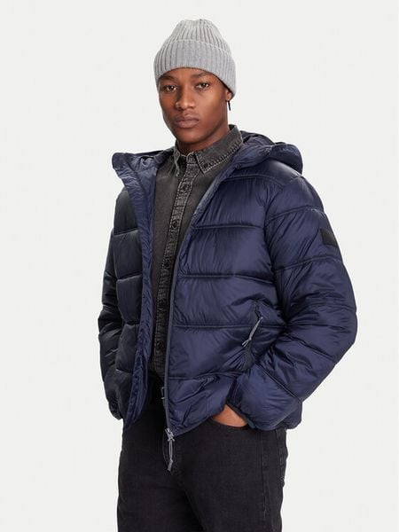 Tommy Jeans Kurtka zimowa DM0DM22044 Granatowy Regular Fit. Niebieskie kurtki męskie Tommy Jeans, na zimę, m, bez wzorów, z jeansu, bez kaptura. Za 999.99 zł.