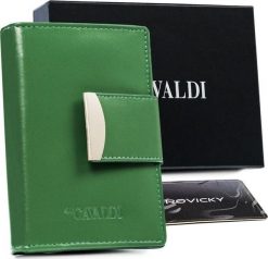 4U Cavaldi Portfel damski skórzany RFID stop Cavaldi pionowy zatrzask NoSize. Portfele damskie 4U Cavaldi, bez wzorów. Za 129.00 zł.