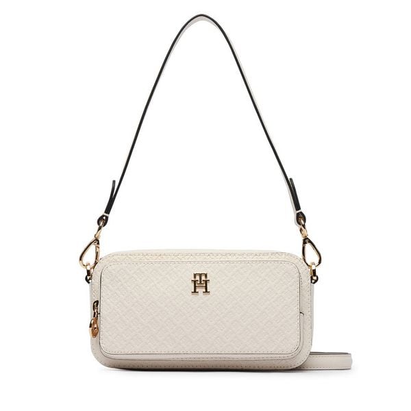 Torebka Tommy Hilfiger. Białe listonoszki damskie Tommy Hilfiger, bez wzorów, bez dodatków. Za 350.99 zł.