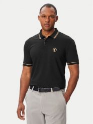 BOSS Polo Paddy_The_Open-26 50566997 Czarny Regular Fit. Czarne koszulki polo męskie Boss, l, bez wzorów, z bawełny, bez ramiączek. Za 549.99 zł.