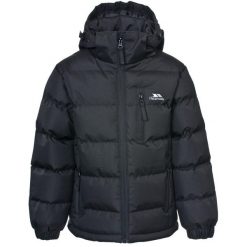 Kurtka Zimowa Chłopięca Tuff Padded. Czarne kurtki i płaszcze dla chłopców Trespass, na zimę, bez wzorów, z puchu, sportowe, bez kaptura. Za 213.99 zł.