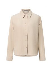 Someday Damska sztruksowa bluzka koszulowa - Zortney bold Kobiety Sztuczne włókno beżowy jednolity, 38. Brązowe bluzki damskie someday., bez wzorów, ze sztruksu, bez kołnierzyka, bez ramiączek. Za 499.95 zł.