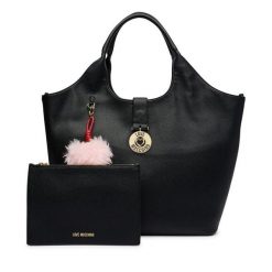 Torebka LOVE MOSCHINO. Czarne torebki do ręki damskie Love Moschino, bez wzorów, bez dodatków. Za 1,119.00 zł.