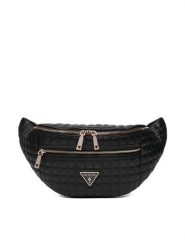 Guess Saszetka nerka Nadira TWQG84 24080 Czarny. Czarne torebki do ręki damskie Guess, z aplikacjami, ze skóry, bez dodatków. Za 439.99 zł.