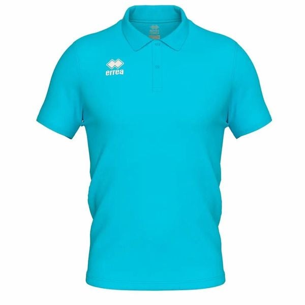 Koszulka polo dla dzieci Errea Evo. Niebieskie t-shirty dla chłopców ERREA, bez wzorów, z bawełny, bez ramiączek. Za 174.99 zł.