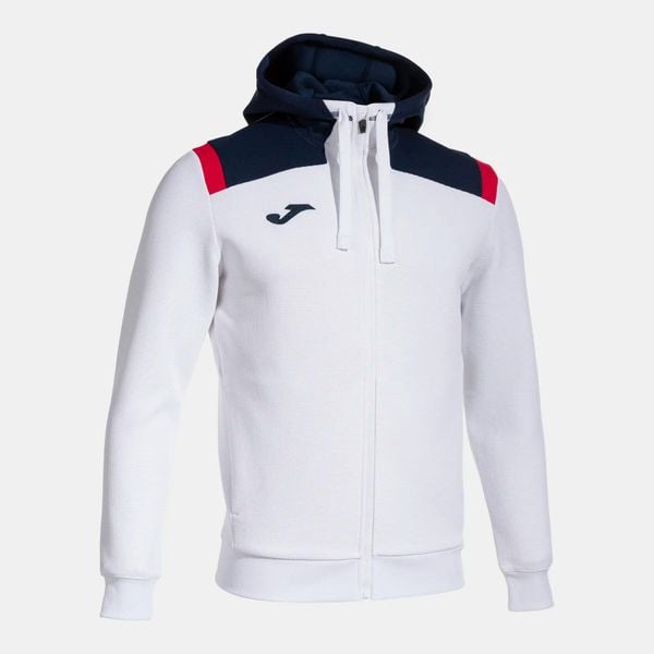 Bluza dresowa z kapturem Joma Toledo. Białe bluzy męskie Joma, m, bez wzorów, z dresówki, z kapturem, na fitness i siłownię. Za 341.00 zł.
