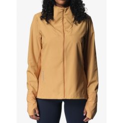 Kurtka do biegania damska Houdini Pace Wind Jacket. Brązowe kurtki damskie Houdini, bez wzorów, bez kaptura. Za 513.99 zł.
