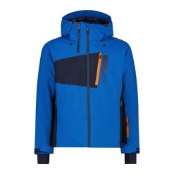 Kurtka narciarska z kapturem CMP. Niebieskie kurtki męskie CMP, na zimę, m, bez wzorów, sportowe, z kapturem. Za 722.00 zł.