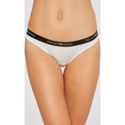 Emporio Armani - Stringi. Różowe stringi damskie Emporio Armani, z dzianiny. W wyprzedaży za 99.90 zł.