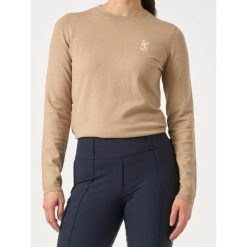 Damski sweter z okrągłym dekoltem PS of Sweden. Brązowe swetry damskie PS OF SWEDEN, na zimę, bez wzorów, z dzianiny, bez kołnierzyka, bez ramiączek, bez kaptura. Za 579.00 zł.