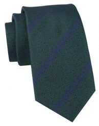Klubowy, Klasyczny, Męski Krawat - ALTIES - Ciemnozielony. Zielone krawaty i muchy Alties, bez wzorów, z tkaniny, eleganckie. Za 49.00 zł.