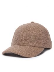 Guess Czapka z daszkiem V6YZ06 W3269 Beżowy ciemny. Brązowe rękawiczki damskie Guess, z aplikacjami, z poliesteru. Za 174.99 zł.