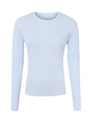Marie Lund Koszulka z długim rękawem Kobiety Bawełna niebieski, XXL. Niebieskie t-shirty damskie Marie Lund, xxl, bez wzorów, z bawełny, bez kołnierzyka. Za 149.95 zł.
