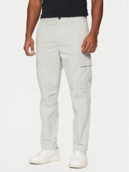 BOSS Spodnie materiałowe Sisla-7 50523149 Szary Regular Fit. Szare spodnie materiałowe męskie Boss, m, bez wzorów, z bawełny. Za 369.99 zł.