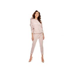 Eleganckie spodnie dresowe ze ściągaczem. Czerwone spodnie dresowe damskie Ooh la la, s, bez wzorów, z bawełny. Za 139.00 zł.