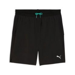 Szorty Puma Pwrtrain. Czarne krótkie spodenki sportowe męskie Puma, m, bez wzorów, z materiału, do biegania. Za 211.95 zł.