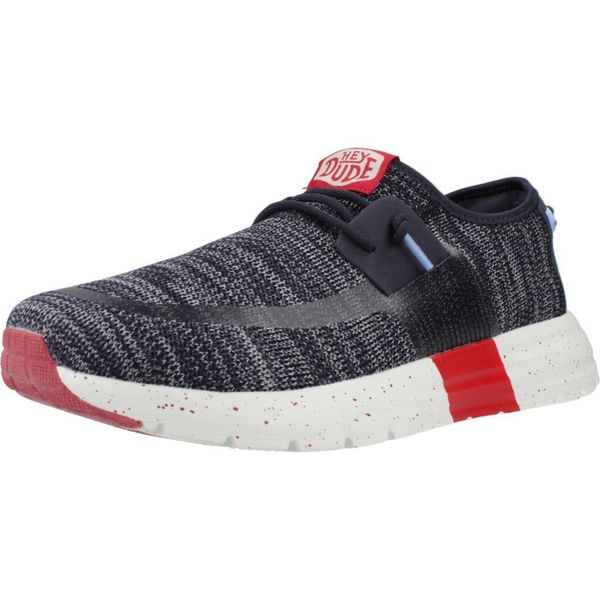 Tenisówki Hey Dude Model Sirocco M Sport Mode Kolor Niebieski. Czerwone trampki męskie Hey dude, bez wzorów, z dzianiny, sportowe, bez zapięcia. Za 229.00 zł.
